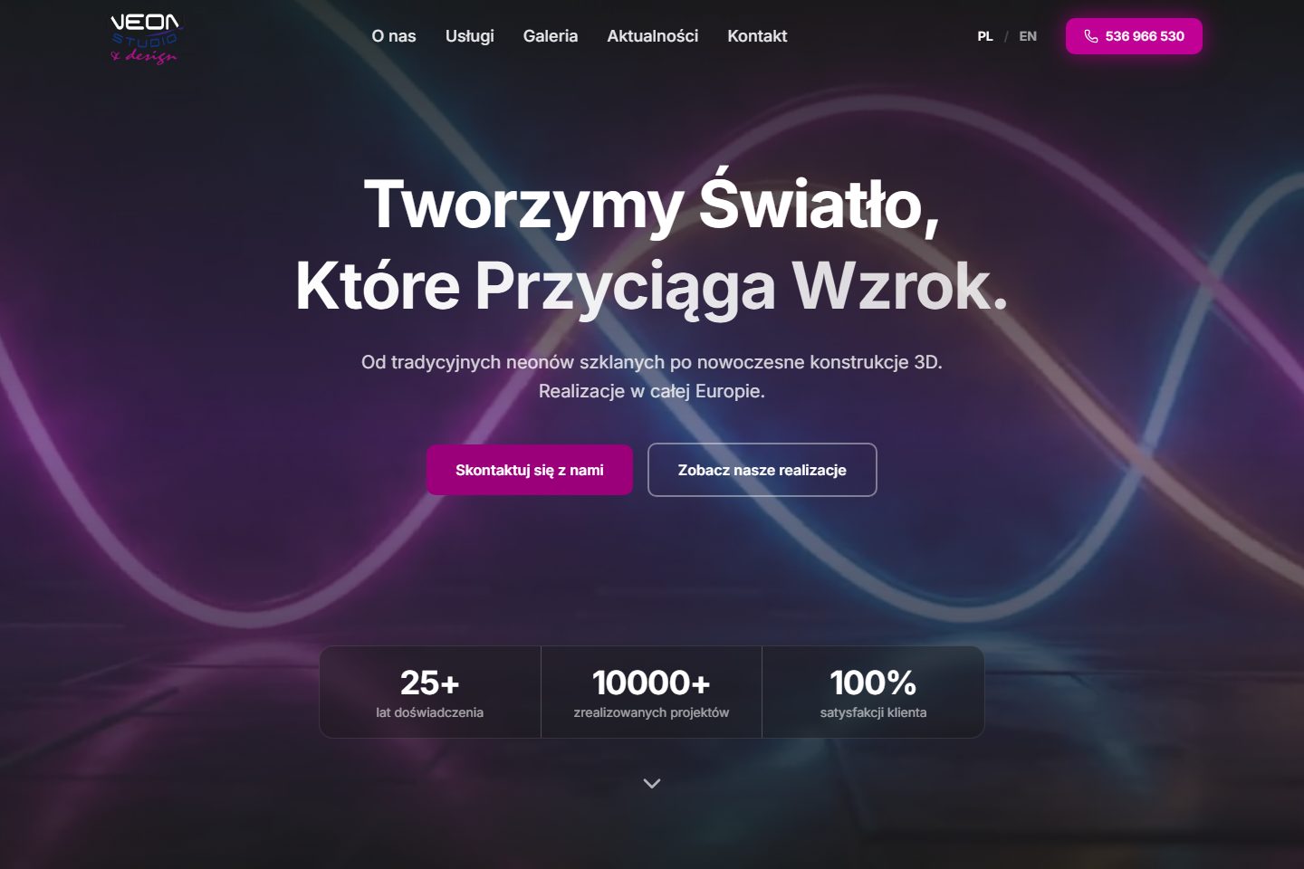 Neon Studio — strona internetowa (neon-studio.pl)